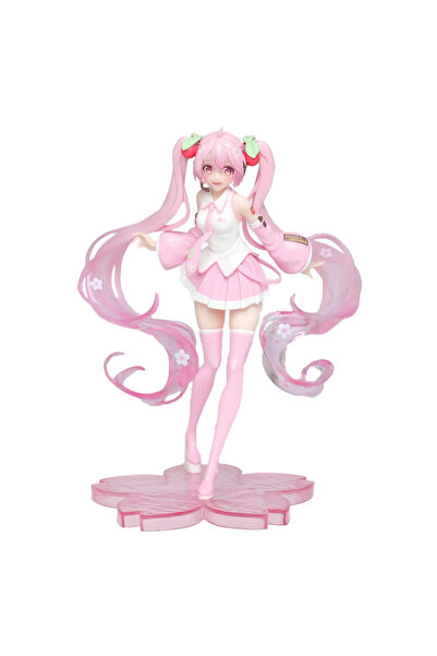 Canderel Anime Pink Hatsune Miku Sakura Figür Biblo 15 cm