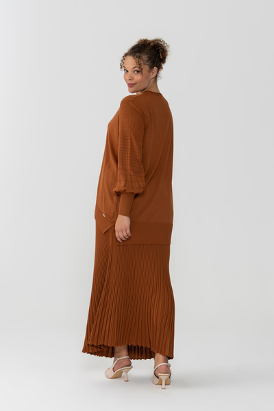 Niliwi 3021 ETK RIPE KNITTED PILYSE SKIRT RAYON (BASIC)