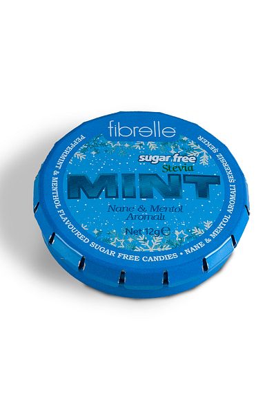 Fibrelle 6 Pieces of Stevia Li Sugar-Free Candy Mint