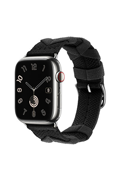 PSGT el yapımı kayış Apple saat uyumlu bandı42-44-45-49mm örgülü saat kayışı ...