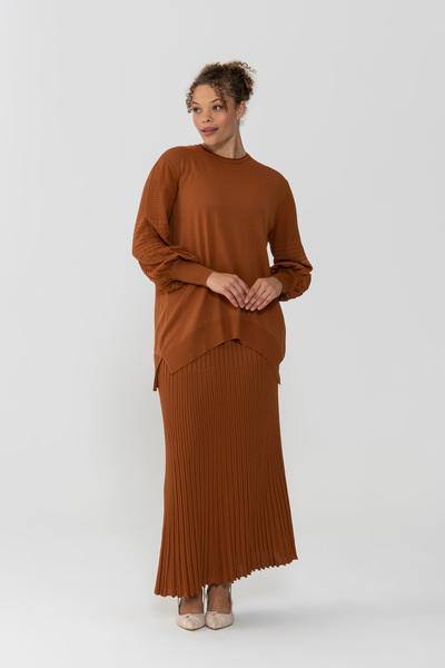 Niliwi 3021 ETK RIPE KNITTED PILYSE SKIRT RAYON (BASIC)