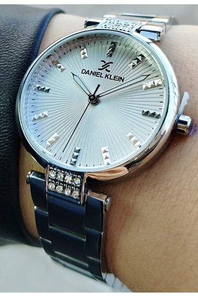 Daniel Klein Gümüş Kadın Kol Saati 3 Atm Su Geçirmez Paslanmaz Çelik Makine Garantili