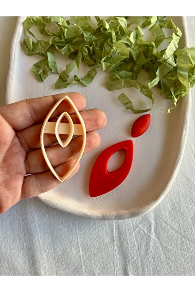 Geometric Earring Mold - Polymer Clay Mold - Ceramic Mold