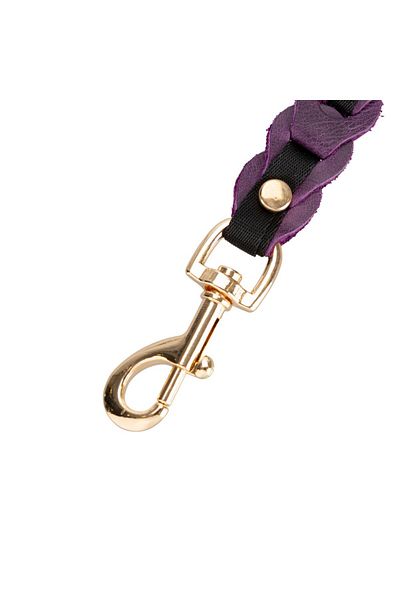 PLM Real Leather Handmade Dog Walking Strap Length: 215 Cm, Ergonomic Hand Grip