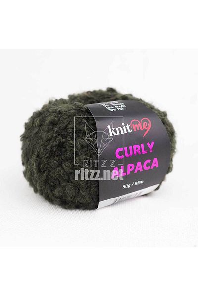 knitme Knit Me Curly Alpaca KC06 Χακί