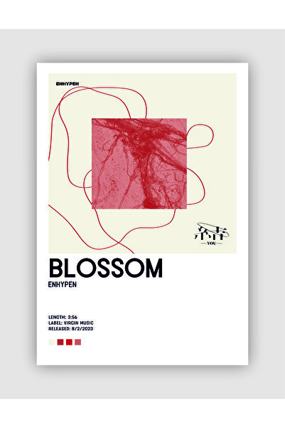 fırsatlar diyarı ENYHPEN Blossom K-pop Duvar Posteri - Duvar Dekoru - Kalın K...