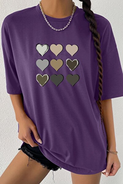 Adrift Unisex srce Štampano T-shirt