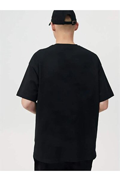 Adrift Ανδρικό μπλουζάκι καφέ 1995 με στάμπα με λαιμόκοψη