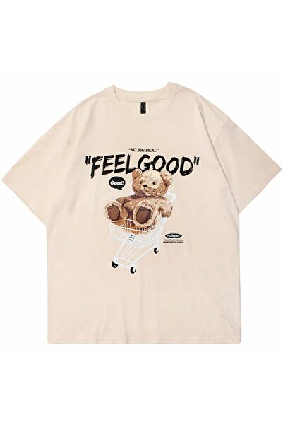 Tarzsokak Tricou pentru bărbați, cu decolteu rotund, cu imprimeu Feel Good Bear