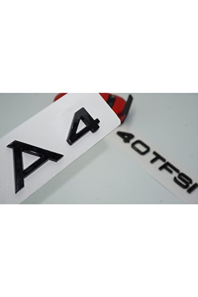 EDEXPORT Audi A4 40 Tfsi Parlak Siyah Abs 3m 3d Bagaj Yazı Logo