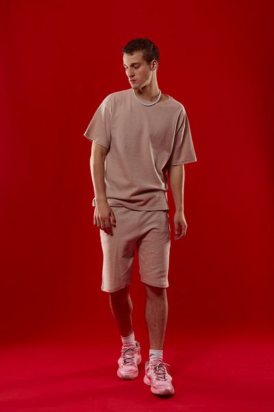 Ayans Pijama Αθλητική φόρμα Oversize από 100% βαμβακερή βάφλα