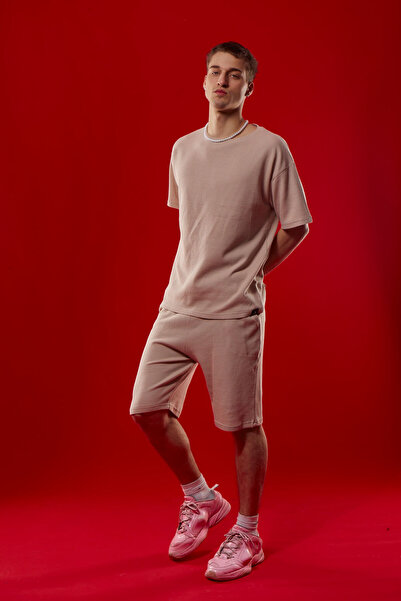 Ayans Pijama Αθλητική φόρμα Oversize από 100% βαμβακερή βάφλα