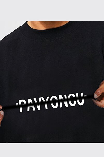 Adrift Ανδρικό μπλουζάκι Oversize μαύρο Pavilionist με διπλό εμπριμέ