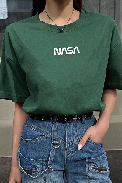 Tarzsokak Tricou cu imprimeu NASA unisex