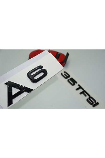 EDEXPORT Audi A6 35 Tfsi Parlak Siyah Abs 3m 3d Bagaj Yazı Logo