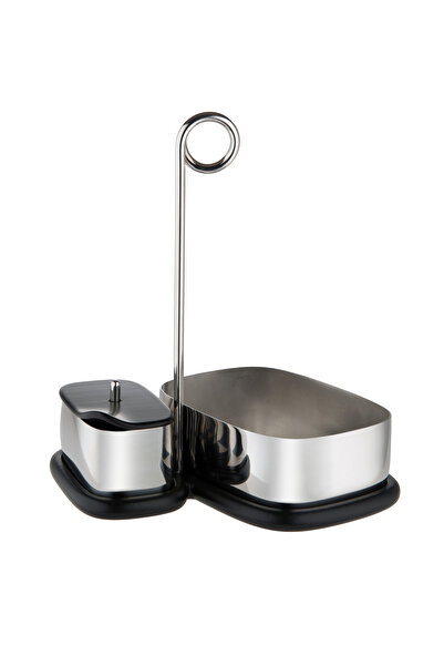 Alessi Silver 23 cm Çay ve Kahve Aksesuarları Seti