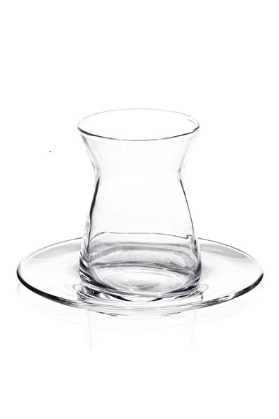 Sigma Irem Plain 12-Piece Glass Tea Set - Gb12