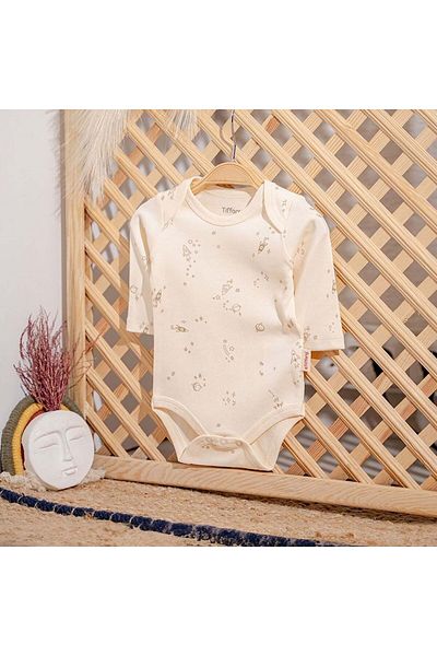 Tiffany Baby Galaxy Organic Theme Long Sleeve Baby Body 61011
