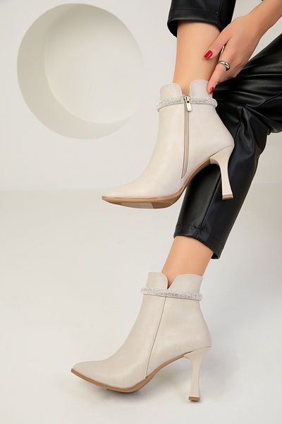 SOHO Beige Women's Boots & Booties 18661