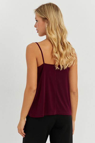 Cool & Sexy Women's Plum Strap Blouse AYD269