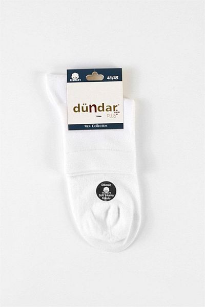 Dündar Çorap МЪЖКИ ТЪНКИ БОТУШИ, БЕЛИ, 6 ЧАСТ, 6890