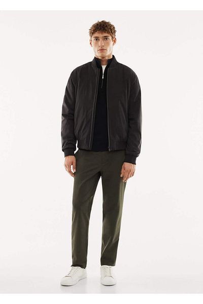 MANGO Man Heat Repellent Lightweight Bomber Jacket
