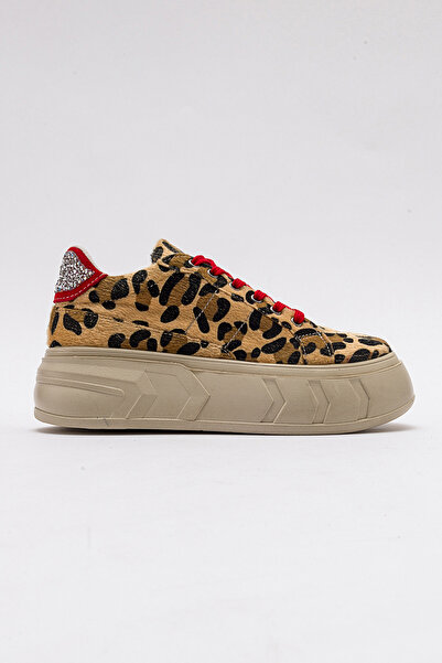 Zeynep Sıradağlı Dámské tenisky Abalin s leopardím vzorem