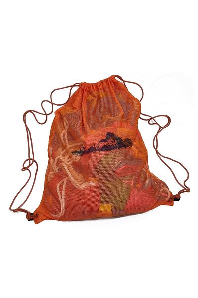 Bufors Red Printed Swimming Mesh Bag - Training Bag (67x50±)