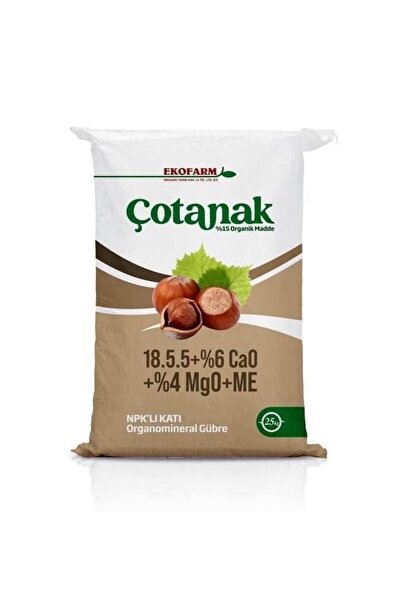 ekofarm 18-5-5 (+15 Organik Madde+ 6 Ca + 4 Mg + ÇİNKO ) Ekofarm Mega Tarım G...