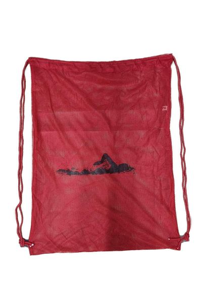 Bufors Red Printed Swimming Mesh Bag - Training Bag (67x50±)