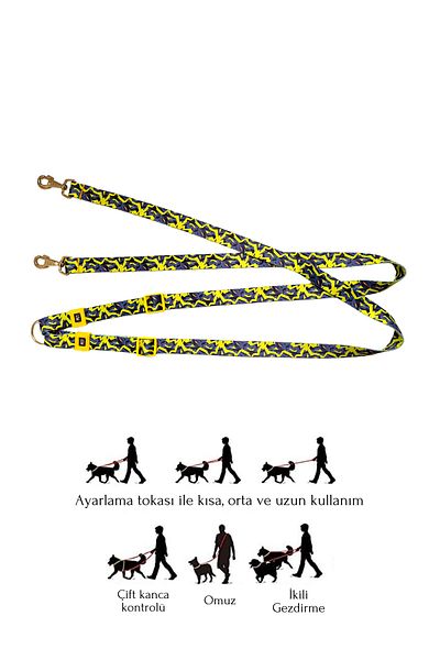 Pet Trendy Shop Hands Free Multifunctional Dog Walking Collar/Provice Strap