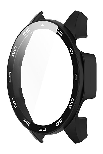NovStrap Huawei Watch GT4 46mm ile Uyumlu Ekran Koruyucu Temperli Cam Kasa Koruyucu Sayısal Kadranlı