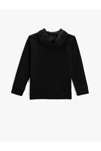 Koton Hooded Sweatshirt Long Sleeve