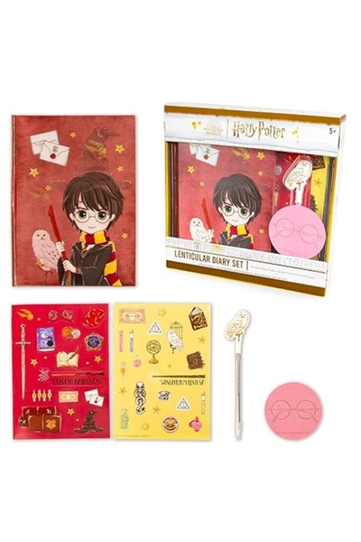 hediyelikaksesuar HARRY POTTER HOLOGRAMLI GÜNLÜK SET