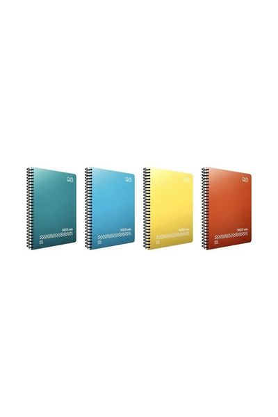 Gıpta Fresco Spiral Flat Pp Cover Notebook A4 72 coli cu rigle (1 bucată)
