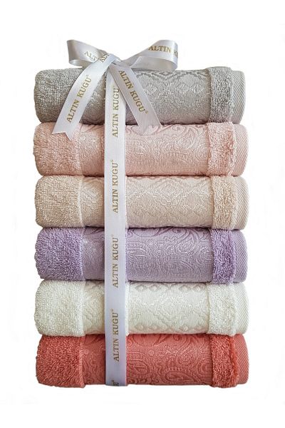 Özdilek Dory Face Towel 6 Pieces - 50x80 cm