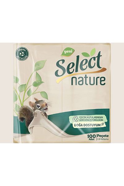 Kumsal Mutfak Select Nature 1/8 Fold Napkin (100 PCS)