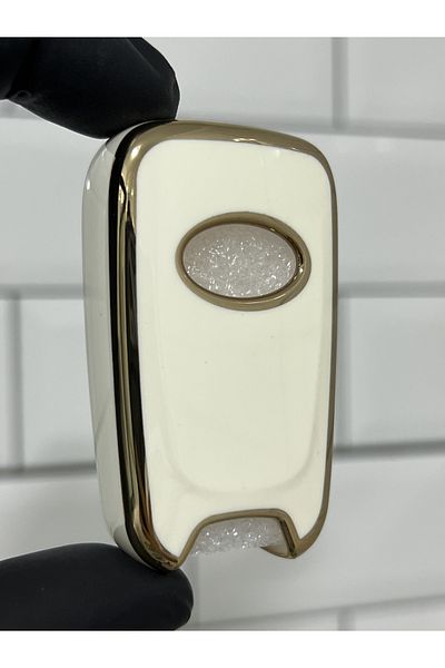 BARKAS ELEKTRONİK Hyundai i10 i20 i30 iX30 iX35 Switchblade Nano Key Case White