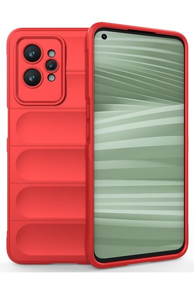 AKSEFİZZ Realme Gt2 Pro 5g Uyumlu Parmak Izi Yapmaz Elden Kaymayan Mat Yüzeyl...