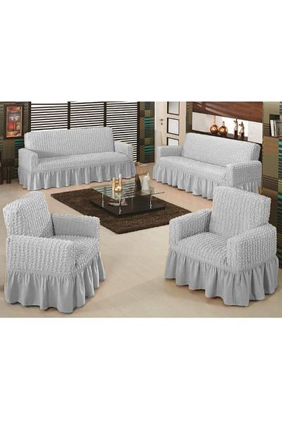 KIROREN Bürümcük Seat, Sofa, Sofa Bed Cover, Elastic Seat Cover 3311 Set