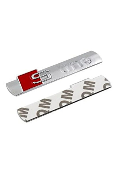 İKTUNING Audı S Line Yan Çamurluk Metal Logo Stıcker