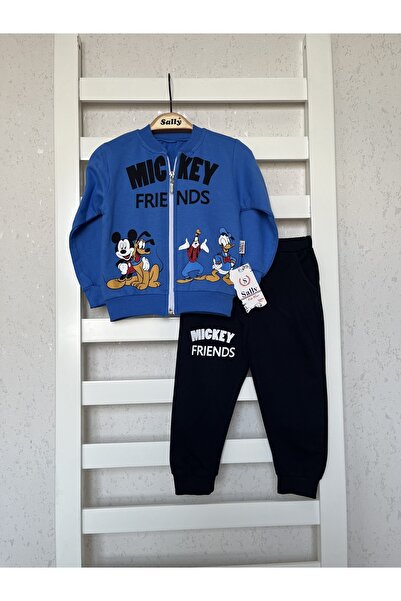 sally baby 2iplik de tranziție , cu fermoar, Mouse cu imprimeu Seturi de sus și de jos, Seturi de trening