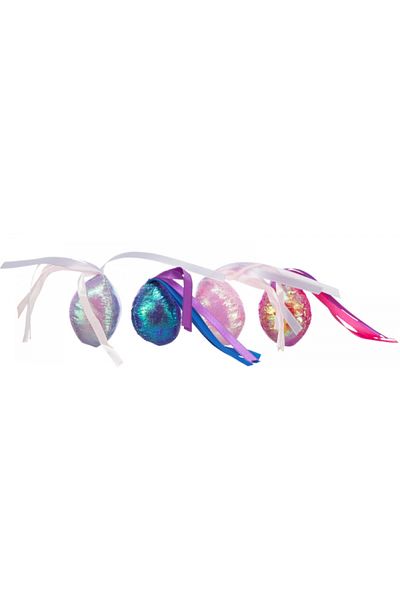Trixie Cat Toy Glitter Balls 5cm 2 Pieces - FarmaPets