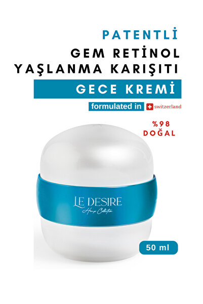 Le Désire Cosmetics Yaşlanma Ve Kırışıklık Karşıtı Gece Bakım Kremi Nemlendir...