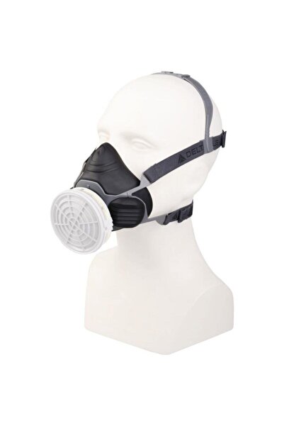 Delta Plus M6100 3 Materyalli Yarım Maske - Tek Kartuşla Kullanımlı