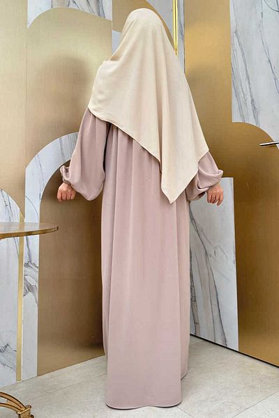 Bym Fashion Ежедневни ръкави с волани с цип Ferace Bym6 Mink