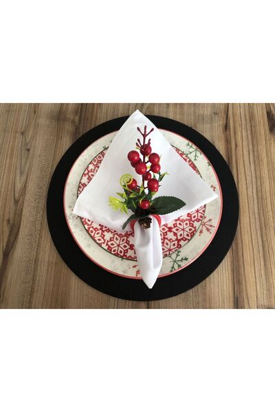 trendyuvamev tekstilürünleri KOKİNA PEÇETE YÜZÜĞÜ (6 ADET )