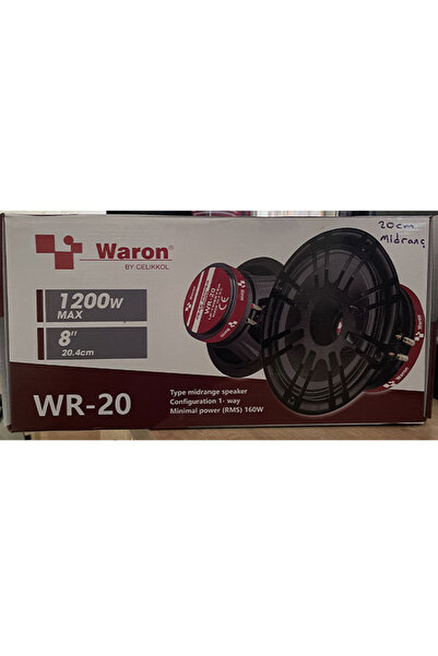 oto Waron WR-20 1200W 20CM MİDRANGE OTO HOPARLÖR