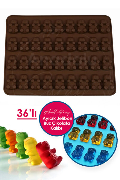 Anadolu Saray قالب ثلج للشوكولاتة من السيليكون مكون من 36 قطعة