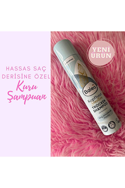 BALEA HASSAS SAÇ DERİLERİNE ÖZEL VEGAN KURU ŞAMPUAN ALMAN KALİTESİ